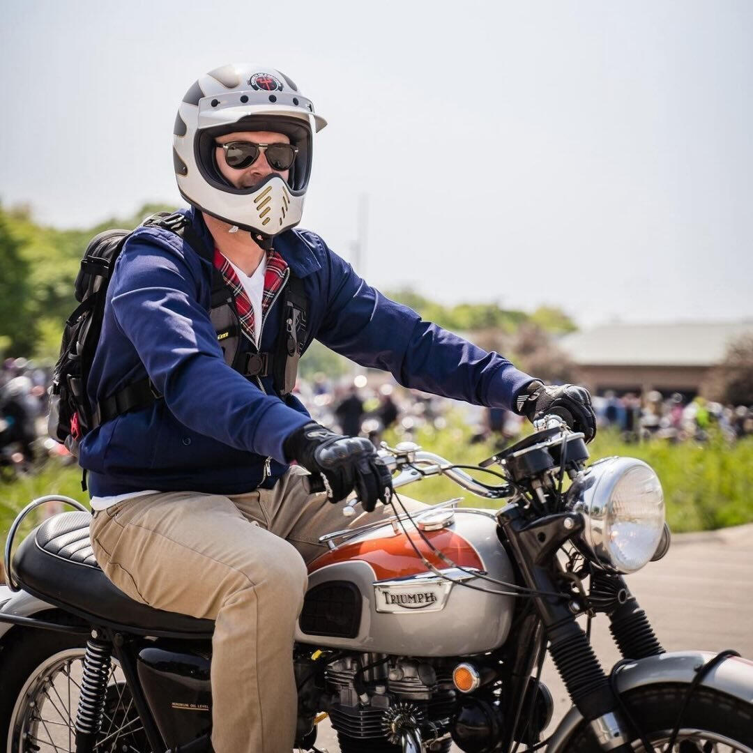 Motorcycle repair mechanic and owner of the motorcycle garage